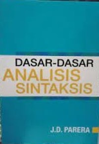 Dasar-Dasar Analisis Sintaksis