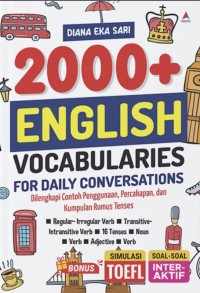 Image of 2000+ ENGLISH VOCABULARIES FOR DAILY CONVERSATIONS