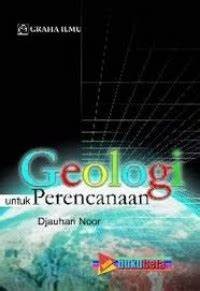 Image of GEOLOGI UNTUK PERENCANAAN