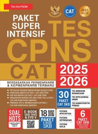 Image of PAKET SUPER INTENSIF TES CPNS CAT 2025/2026