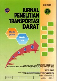 JURNAL PENELITIAN TRANSPORTASI DARAT