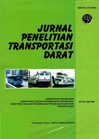 Jurnal Penelitian Transportasi Darat